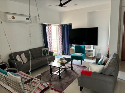 Hall Image of 1608 Sq.ft 3.5 BHK Apartment / Flat for rent in Adani Water Lily, Shantigram Ahmedabad for Rs. 75000