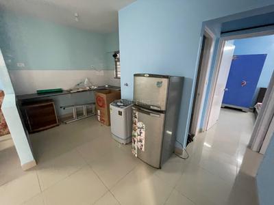 Kitchen Image of 1100 Sq.ft 3 BHK Apartment / Flat for rent in Shapoorji Pallonji Shukhobrishti, New Town Kolkata for Rs. 28000