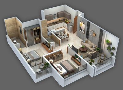Image of 1255 Sq.ft 3 BHK Apartment / Flat for sale in Vivanta Next, Tathawade, Pune for Rs. 8900000