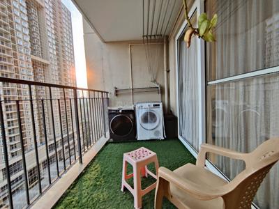 Balcony Image of 2270 Sq.ft 4.5 BHK Apartment / Flat for rent in Bhartiya Nikoo Homes Phase 2, Thanisandra Bengaluru for Rs. 150000