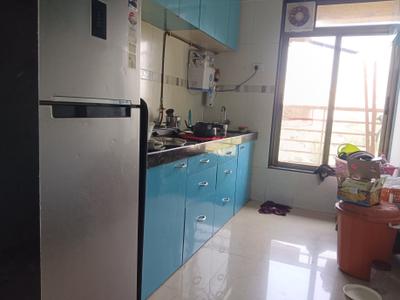 Kitchen Image of 980 Sq.ft 2 BHK Apartment / Flat for rent in Kalwa Thane for Rs. 40000