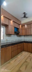 Kitchen Image of 1410 Sq.ft 3 BHK Apartment / Flat for rent in Sunderpur Varanasi for Rs. 25000