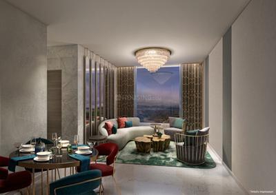 Hall Image of 860 Sq.ft 2 BHK Apartment / Flat for sale in T Bhimjyani The Verraton, Thane West Thane for Rs. 16500000