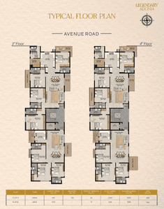 Image of 2645 Sq.ft 4 BHK Apartment / Flat for sale in Legendary Adonia, Nungambakkam, Chennai for Rs. 58500000