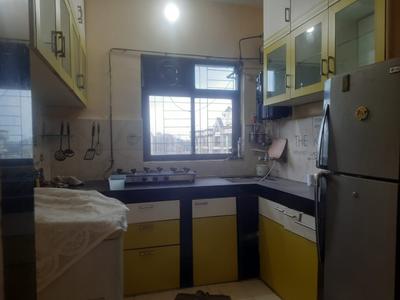 Kitchen Image of 400 Sq.ft 1 BHK Apartment / Flat for sale in Spring Grove Uno Society, Kandivali East Mumbai for Rs. 8100000