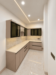 Kitchen Image of 1610 Sq.ft 3 BHK Builder Floor for sale in Vantara Heights, Sector 107 Noida for Rs. 8500000