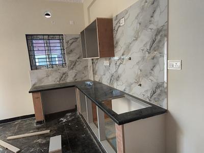 Kitchen Image of 950 Sq.ft 2 BHK Builder Floor for rent in Mahadevapura Bengaluru for Rs. 36000