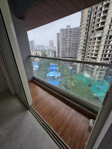 Balcony Image of 1000 Sq.ft 2 BHK Apartment / Flat for rent in Ekta Tripolis, Goregaon West Mumbai for Rs. 85000