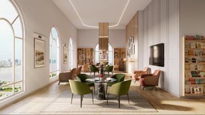 Living Room Image of 1390 Sq.ft 3 BHK Apartment / Flat for sale in Hiranandani Bay Heights, Bandra West Mumbai for Rs. 112300000