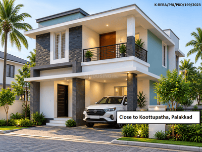 Image of 1500 Sq.ft 3 BHK Villa for sale in Vadakkanthara, Palakkad for Rs. 5950000