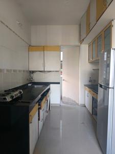 Kitchen Image of 920 Sq.ft 2 BHK Apartment / Flat for rent in Magarpatta Iris, Magarpatta City Pune for Rs. 38000