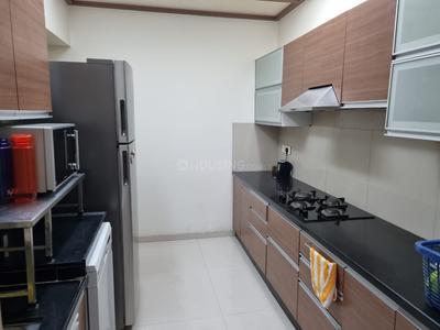Kitchen Image of 1650 Sq.ft 3 BHK Apartment / Flat for rent in Pride Purple Park Turquoise, Wakad Pune for Rs. 60000