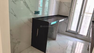 Kitchen Image of 690 Sq.ft 2 BHK Apartment / Flat for rent in Ruparel Skygreens I, Kandivali West Mumbai for Rs. 50000