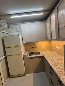 Kitchen Image of 1500 Sq.ft 1 BHK Builder Floor for rent in Hauz Khas New Delhi for Rs. 60000