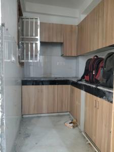 Kitchen Image of 650 Sq.ft 2 BHK Builder Floor for sale in Khanpur New Delhi for Rs. 4200000