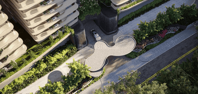 Image of 2044 Sq.ft 3 BHK Apartment / Flat for sale in Sobha Waterfront, Somajiguda, Hyderabad for Rs. 41200000