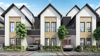 Image of 1870 Sq.ft 3 BHK Villa for sale in Casagrand Platinum, Perungalathur, Chennai for Rs. 18500000