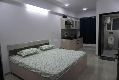 Bedroom Image of 549 Sq.ft 1 BHK Studio for rent in Eternal Manhattan Riviera, Sitapura Jaipur for Rs. 15500