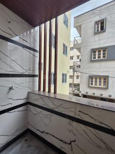Balcony Image of 1000 Sq.ft 2 BHK Builder Floor for rent in HSR Layout Bengaluru for Rs. 34000