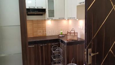 Kitchen Image of 1025 Sq.ft 2 BHK Apartment / Flat for sale in Krish Aura, Milakpur Goojar Bhiwadi for Rs. 3500000