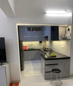 Kitchen Image of 1800 Sq.ft 3 BHK Apartment / Flat for rent in Shree Awas Apartment, Sector 18 Dwarka New Delhi for Rs. 55000