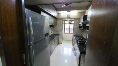 Kitchen Image of 1250 Sq.ft 3 BHK Apartment / Flat for rent in Ekta Meadows, Borivali East Mumbai for Rs. 110000