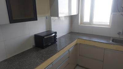 Kitchen Image of 691 Sq.ft 2 BHK Apartment / Flat for rent in Pyramid Fusion Homes, Sector 70A Gurgaon for Rs. 29000