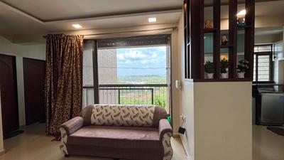 Hall Image of 1040 Sq.ft 3 BHK Apartment / Flat for sale in Enerrgia Skyi Manas Lake, Bhukum Pune for Rs. 7500000