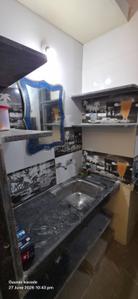 Kitchen Image of 500 Sq.ft 1 RK Independent House for rent in Ghorpadi Pune for Rs. 16000
