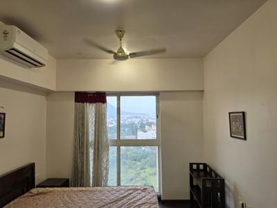 Bedroom Image of 639 Sq.ft 1 BHK Studio for rent in Lodha Belmondo, Gahunje Pune for Rs. 40000
