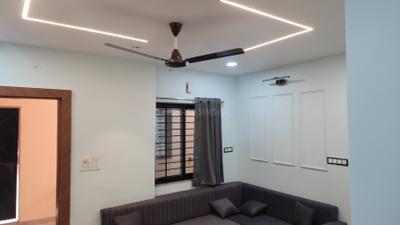 Living Room Image of 500 Sq.ft 1 BHK Builder Floor for rent in Mahalakshmi Nagar Indore for Rs. 16500