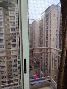 Balcony Image of 550 Sq.ft 1 BHK Apartment / Flat for rent in Aditya Urban Homes, Bamheta Village Ghaziabad for Rs. 15500