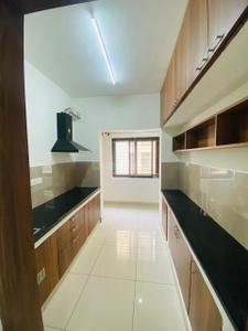 Kitchen Image of 1200 Sq.ft 2 BHK Builder Floor for rent in Murugeshpalya Bengaluru for Rs. 46000