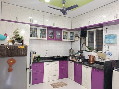 Kitchen Image of 600 Sq.ft 1 BHK Apartment / Flat for rent in Pimple Gurav Pune for Rs. 25000