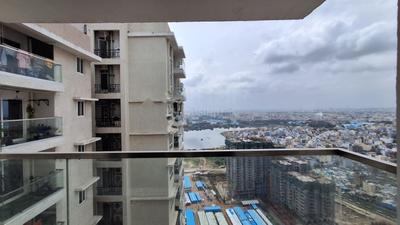 Balcony Image of 1500 Sq.ft 2.5 BHK Apartment / Flat for rent in Cybercity Marina Skies, Borabanda Hyderabad for Rs. 60000