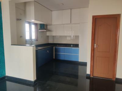 Kitchen Image of 1500 Sq.ft 2 BHK Builder Floor for rent in Sahakara Nagar Bengaluru for Rs. 24000