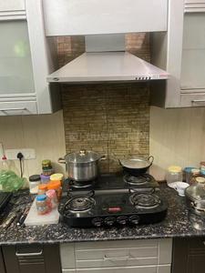 Kitchen Image of 550 Sq.ft 1 BHK Apartment / Flat for rent in The Antriksh Kanball 3G, Sector 77 Noida for Rs. 26000