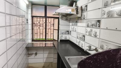 Kitchen Image of 400 Sq.ft 1 BHK Apartment / Flat for rent in Keshtopur Kolkata for Rs. 9000
