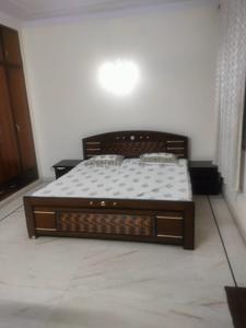 Bedroom Image of 1350 Sq.ft 2 BHK Builder Floor for rent in Yusuf Sarai New Delhi for Rs. 60000