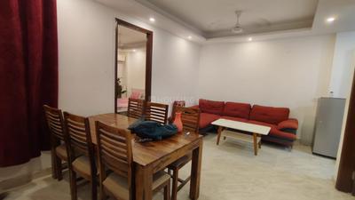 Hall Image of 950 Sq.ft 2 BHK Apartment / Flat for rent in Saket New Delhi for Rs. 30007