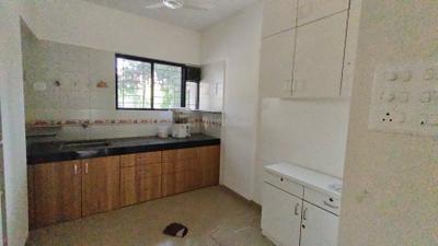 Kitchen Image of 1550 Sq.ft 3 BHK Apartment / Flat for rent in Belvalkar Mitrangan, Baner Pune for Rs. 38000