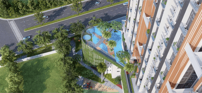 Image of 1410 Sq.ft 3 BHK Apartment / Flat for sale in Duville Riverdale Grand, Kharadi, Pune for Rs. 16500000