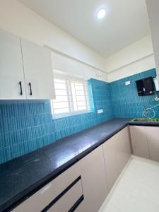 Kitchen Image of 550 Sq.ft 1 BHK Apartment / Flat for rent in Kadubeesanahalli Bengaluru for Rs. 34000