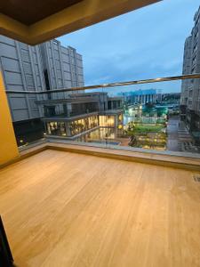Balcony Image of 1000 Sq.ft 2 BHK Apartment / Flat for rent in Oxy Beaumonde, Viman Nagar Pune for Rs. 57000