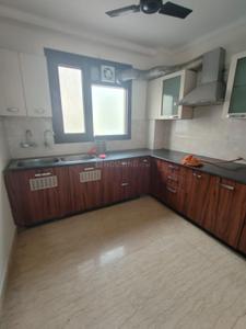 Kitchen Image of 1440 Sq.ft 3 BHK Builder Floor for rent in Kailash Colony New Delhi for Rs. 95000