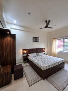 Bedroom Image of 1500 Sq.ft 1 BHK Builder Floor for rent in Mahalakshmi Nagar Indore for Rs. 20000