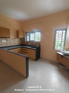 Kitchen Image of 710 Sq.ft 1 BHK Apartment / Flat for rent in Thanisandra Bengaluru for Rs. 20000