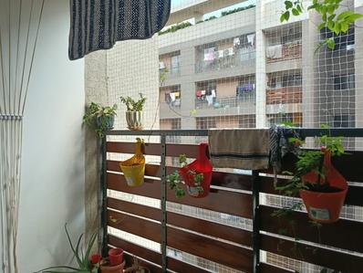 Balcony Image of 1057 Sq.ft 2 BHK Apartment / Flat for rent in Arvind Skylands, Nehru Nagar Bengaluru for Rs. 38000