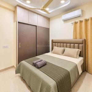 Bedroom Image of 942 Sq.ft 1 BHK Apartment / Flat for rent in Gachibowli Hyderabad for Rs. 30000