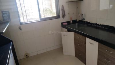 Kitchen Image of 600 Sq.ft 1 BHK Apartment / Flat for rent in Gemstar Symphony, Kandivali West Mumbai for Rs. 35000